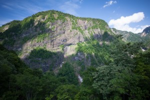 海谷三峡パーク展望台から