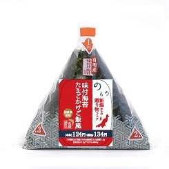 味付海苔たまごかけ風おにぎり(鮭魚醤入り)